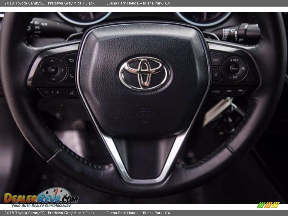 2018 Toyota Camry SE Predawn Gray Mica / Black Photo #15