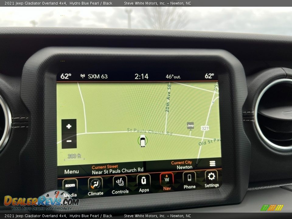 Navigation of 2021 Jeep Gladiator Overland 4x4 Photo #24
