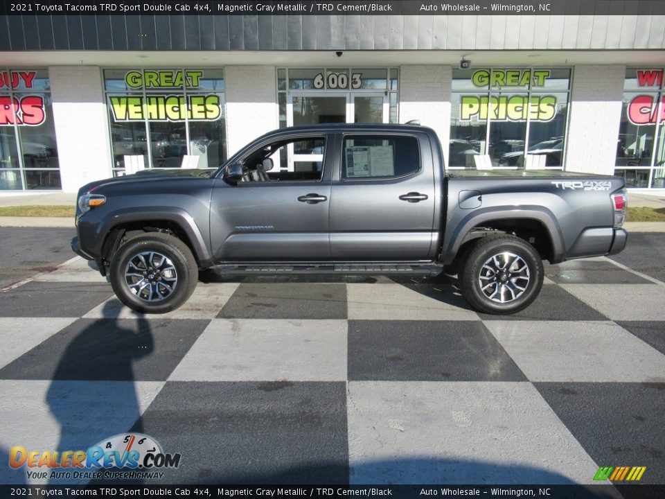 2021 Toyota Tacoma TRD Sport Double Cab 4x4 Magnetic Gray Metallic / TRD Cement/Black Photo #1