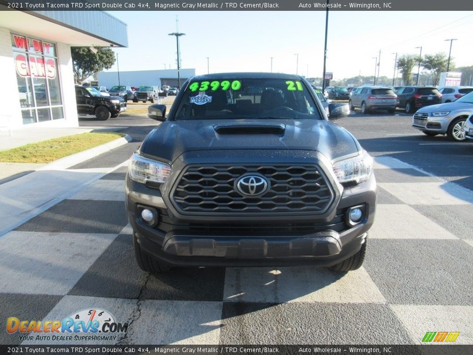 2021 Toyota Tacoma TRD Sport Double Cab 4x4 Magnetic Gray Metallic / TRD Cement/Black Photo #2