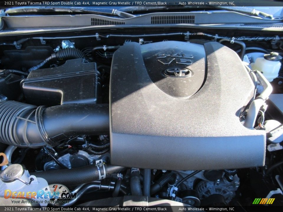2021 Toyota Tacoma TRD Sport Double Cab 4x4 Magnetic Gray Metallic / TRD Cement/Black Photo #6