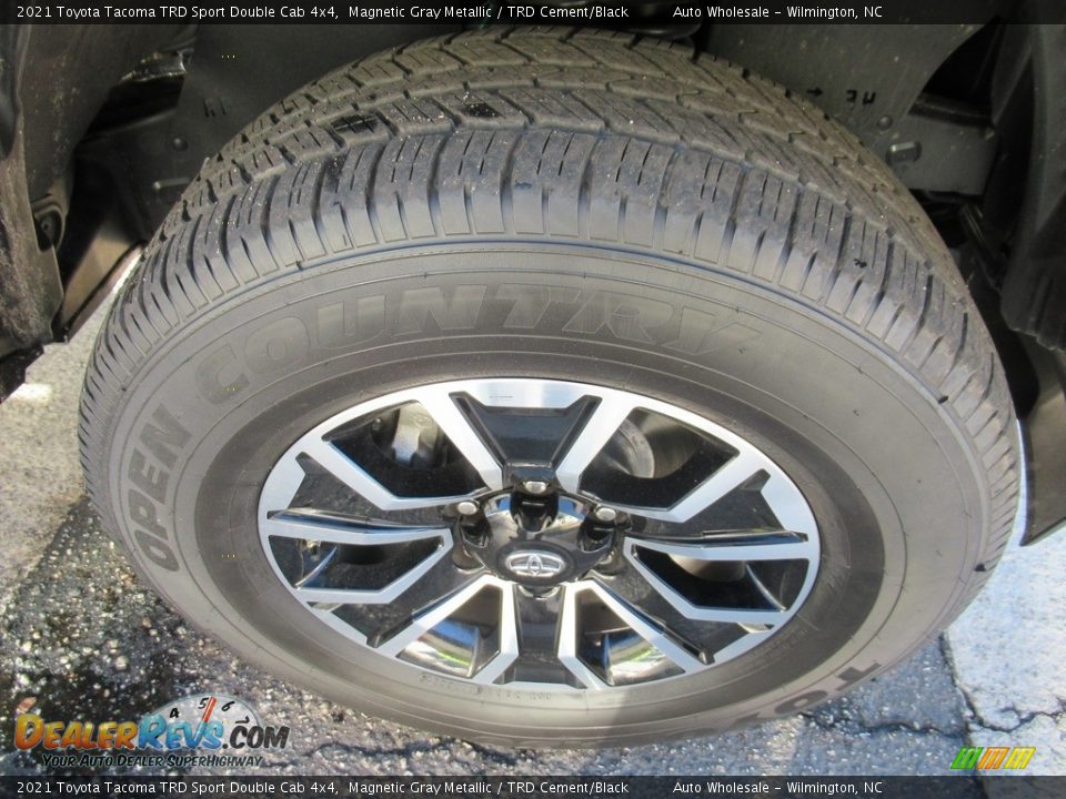 2021 Toyota Tacoma TRD Sport Double Cab 4x4 Magnetic Gray Metallic / TRD Cement/Black Photo #7