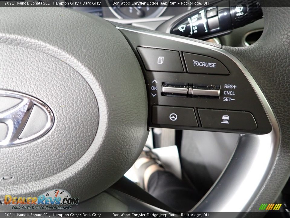 2021 Hyundai Sonata SEL Hampton Gray / Dark Gray Photo #22