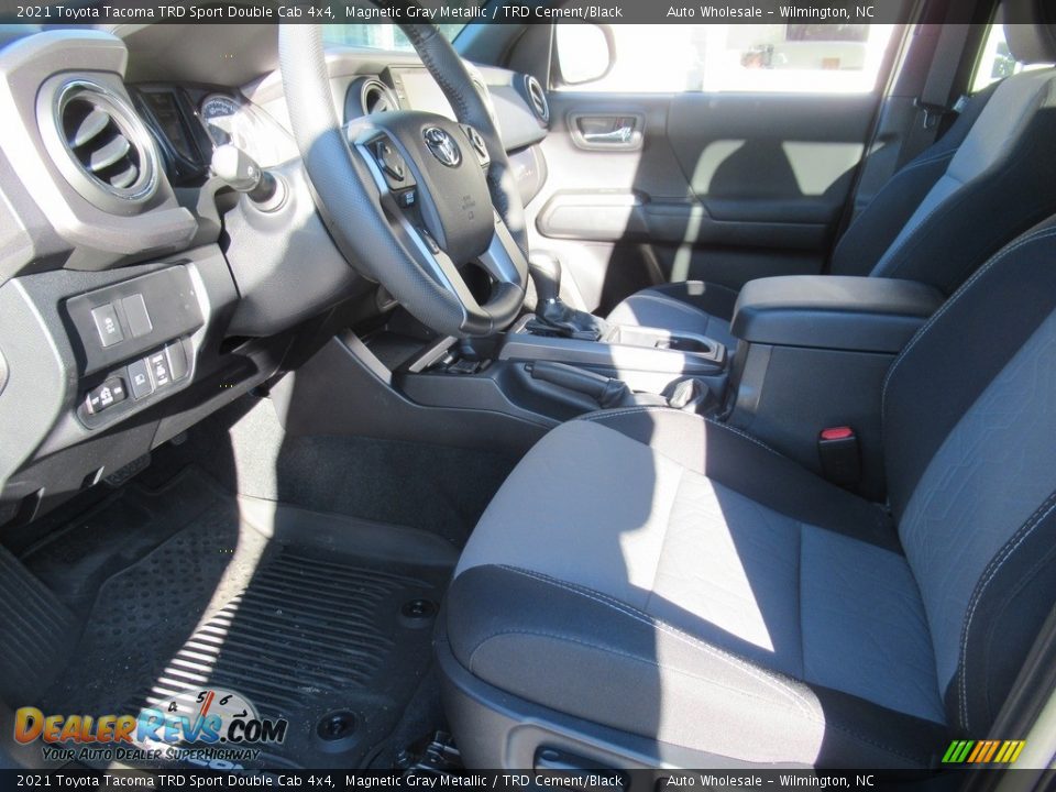 2021 Toyota Tacoma TRD Sport Double Cab 4x4 Magnetic Gray Metallic / TRD Cement/Black Photo #11