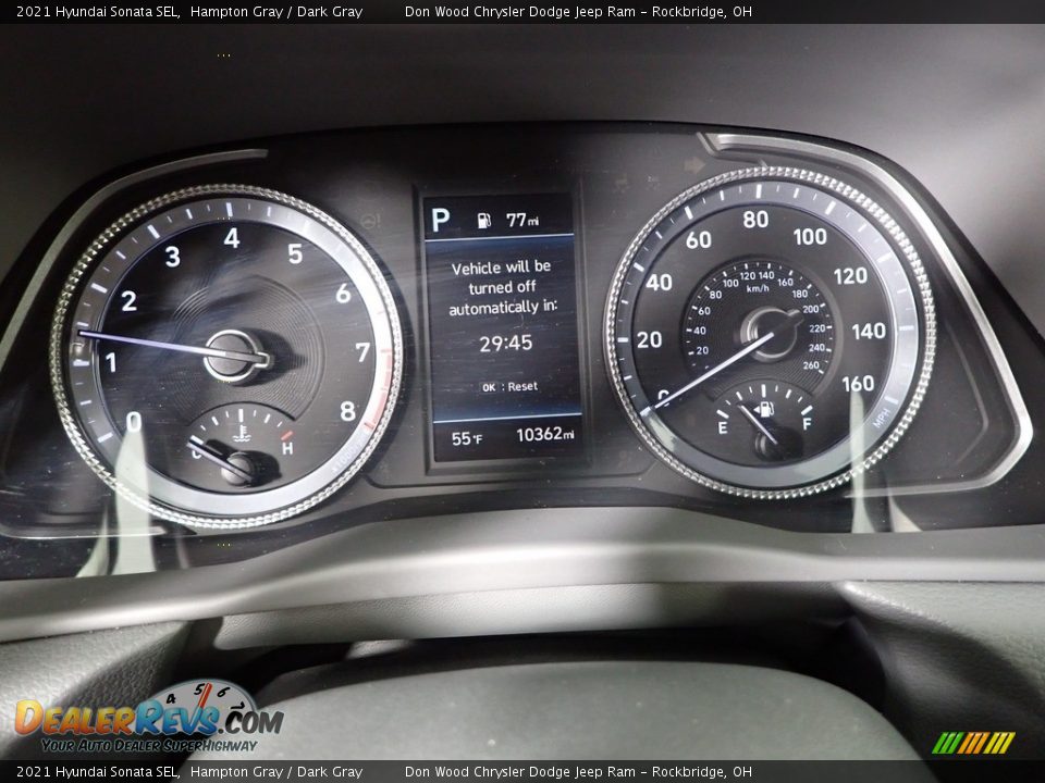 2021 Hyundai Sonata SEL Hampton Gray / Dark Gray Photo #23