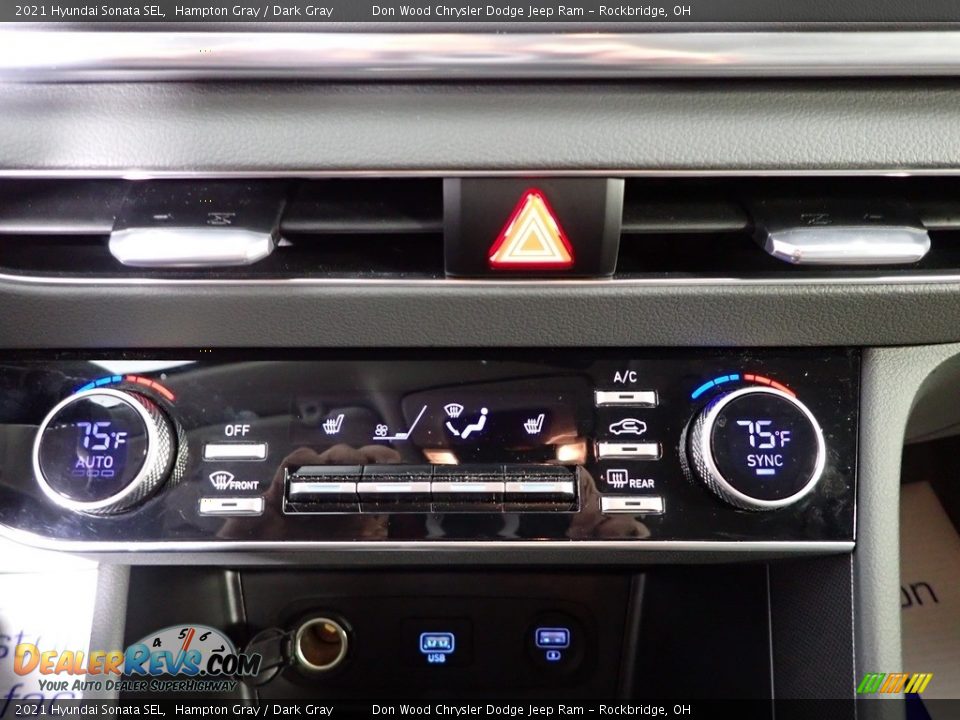 2021 Hyundai Sonata SEL Hampton Gray / Dark Gray Photo #24