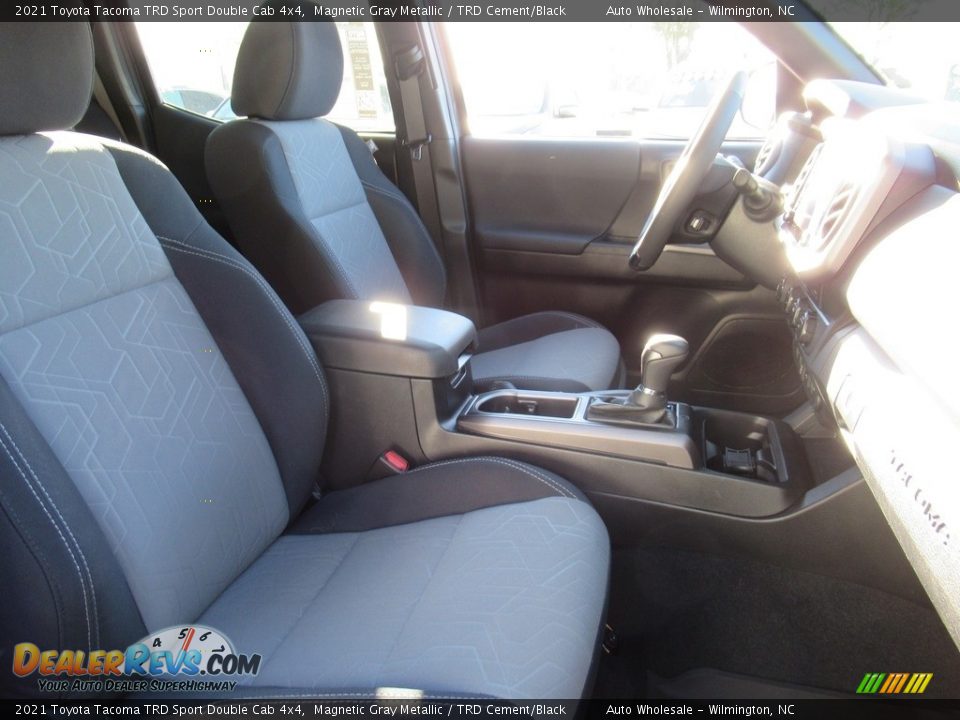 2021 Toyota Tacoma TRD Sport Double Cab 4x4 Magnetic Gray Metallic / TRD Cement/Black Photo #13