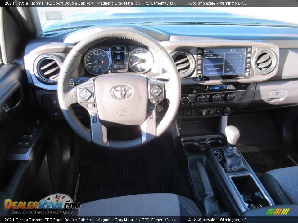 2021 Toyota Tacoma TRD Sport Double Cab 4x4 Magnetic Gray Metallic / TRD Cement/Black Photo #15