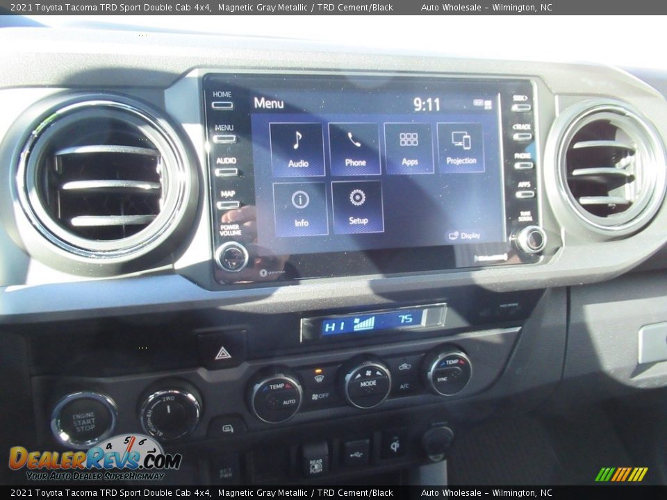 2021 Toyota Tacoma TRD Sport Double Cab 4x4 Magnetic Gray Metallic / TRD Cement/Black Photo #17