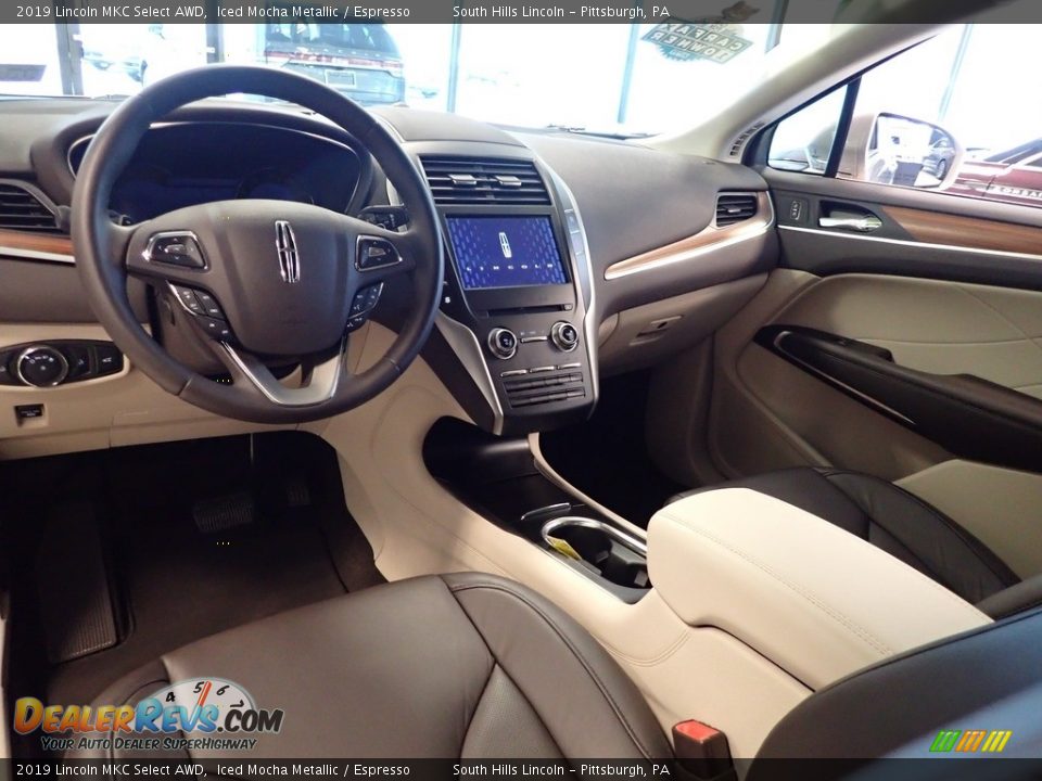 Espresso Interior - 2019 Lincoln MKC Select AWD Photo #17