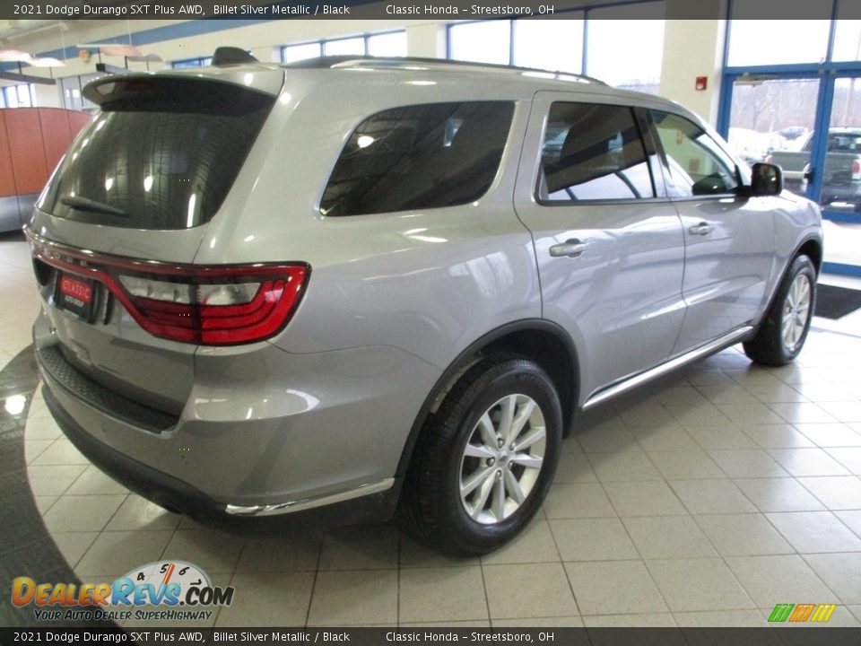 2021 Dodge Durango SXT Plus AWD Billet Silver Metallic / Black Photo #7