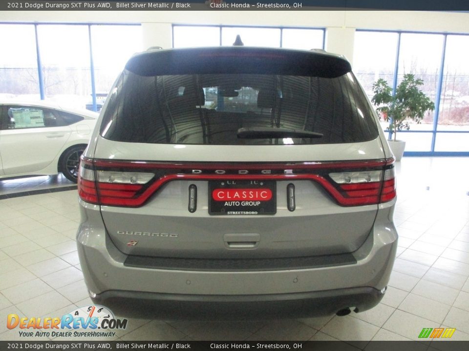 2021 Dodge Durango SXT Plus AWD Billet Silver Metallic / Black Photo #8