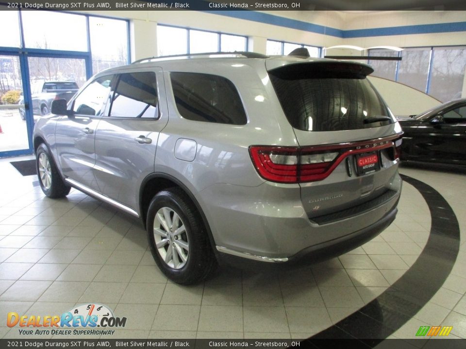 2021 Dodge Durango SXT Plus AWD Billet Silver Metallic / Black Photo #9
