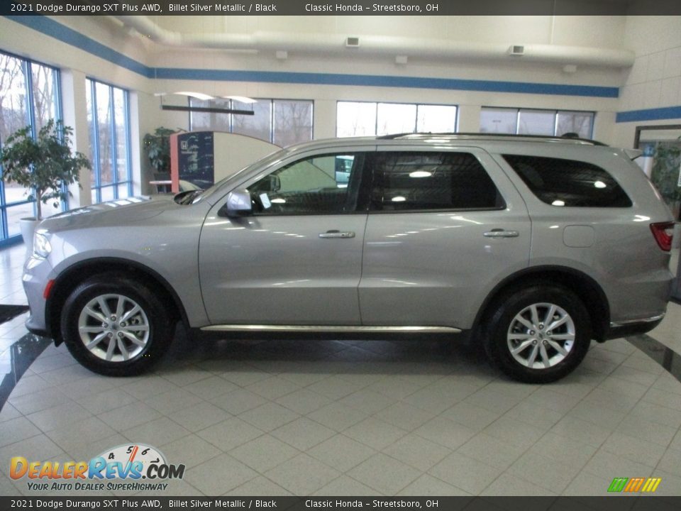 2021 Dodge Durango SXT Plus AWD Billet Silver Metallic / Black Photo #10