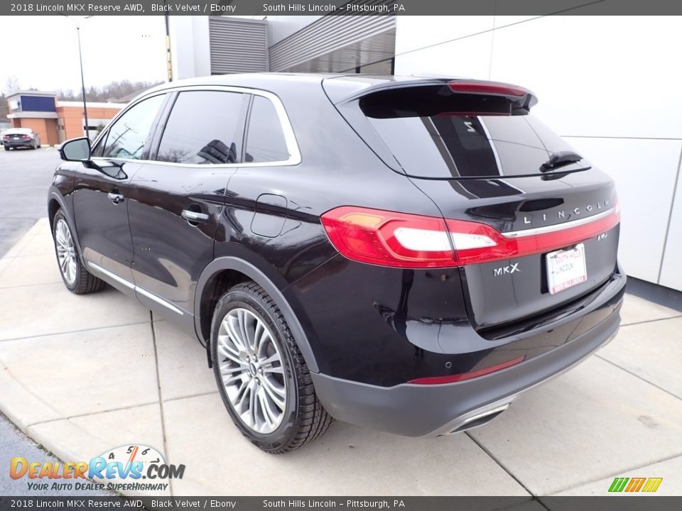 2018 Lincoln MKX Reserve AWD Black Velvet / Ebony Photo #3