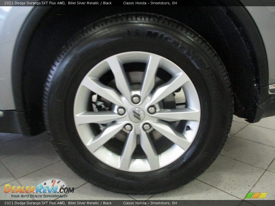 2021 Dodge Durango SXT Plus AWD Billet Silver Metallic / Black Photo #11