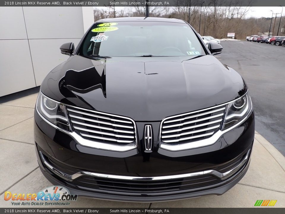 2018 Lincoln MKX Reserve AWD Black Velvet / Ebony Photo #9