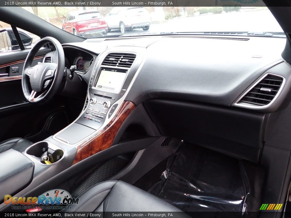 2018 Lincoln MKX Reserve AWD Black Velvet / Ebony Photo #12