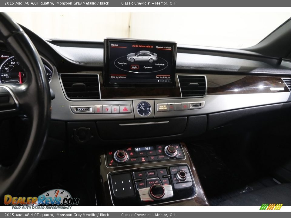 2015 Audi A8 4.0T quattro Monsoon Gray Metallic / Black Photo #10