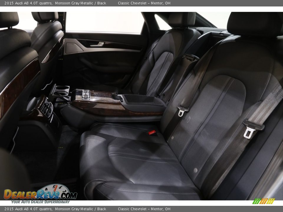 2015 Audi A8 4.0T quattro Monsoon Gray Metallic / Black Photo #22