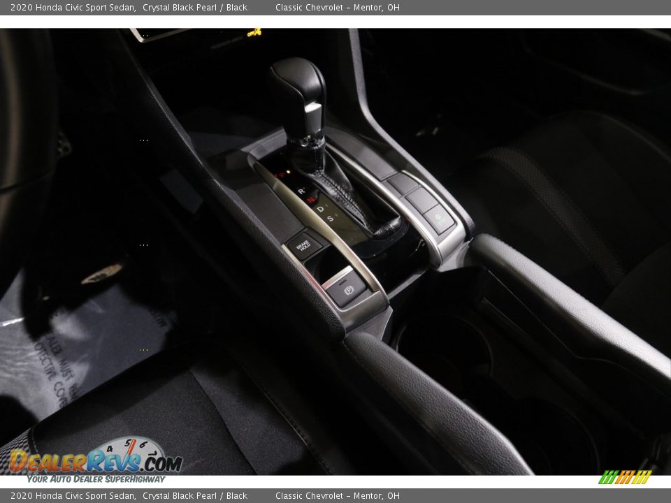 2020 Honda Civic Sport Sedan Crystal Black Pearl / Black Photo #12