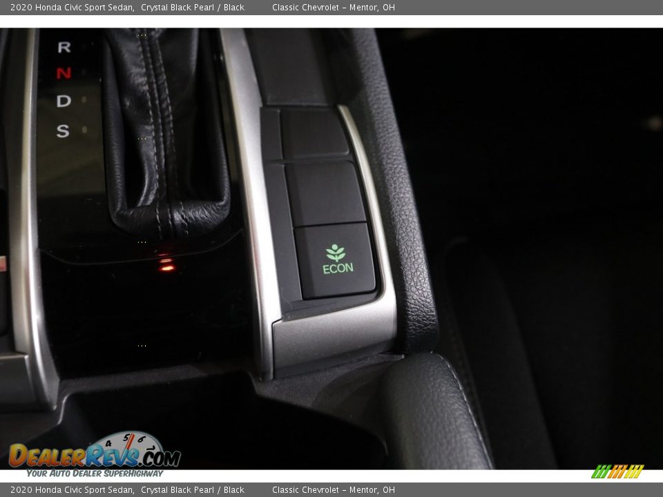 2020 Honda Civic Sport Sedan Crystal Black Pearl / Black Photo #13