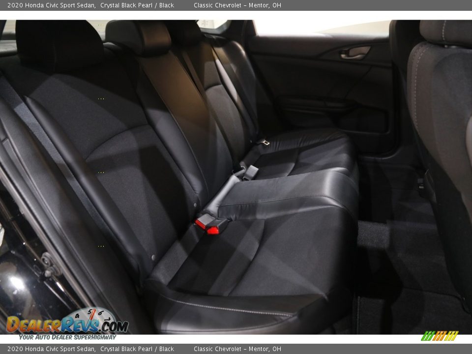 2020 Honda Civic Sport Sedan Crystal Black Pearl / Black Photo #15
