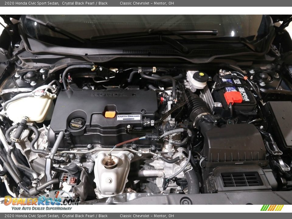 2020 Honda Civic Sport Sedan Crystal Black Pearl / Black Photo #18