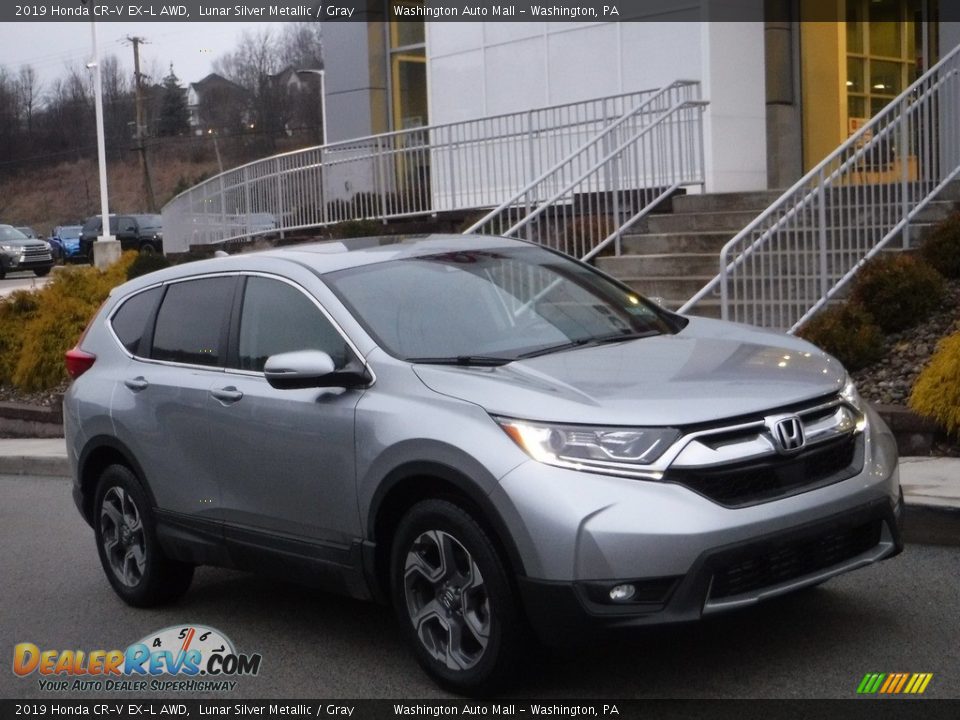 2019 Honda CR-V EX-L AWD Lunar Silver Metallic / Gray Photo #1