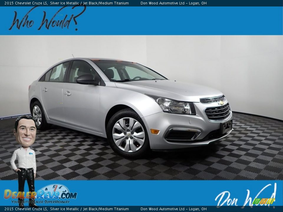 2015 Chevrolet Cruze LS Silver Ice Metallic / Jet Black/Medium Titanium Photo #1