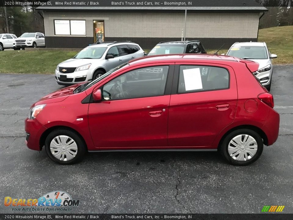 2020 Mitsubishi Mirage ES Wine Red Metallic / Black Photo #1