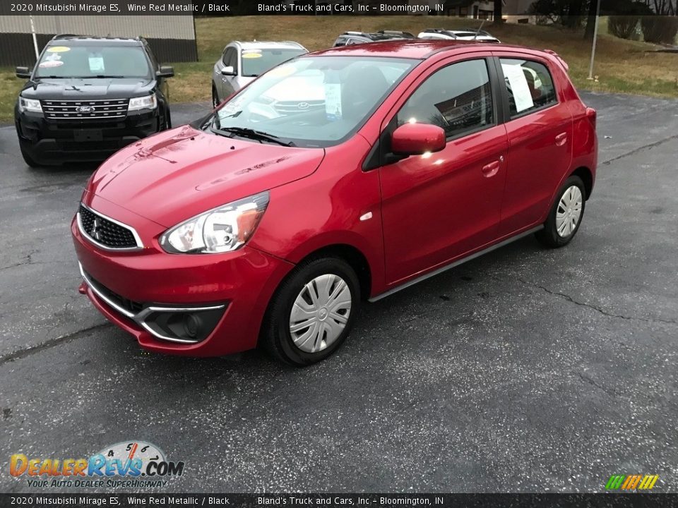 Wine Red Metallic 2020 Mitsubishi Mirage ES Photo #2