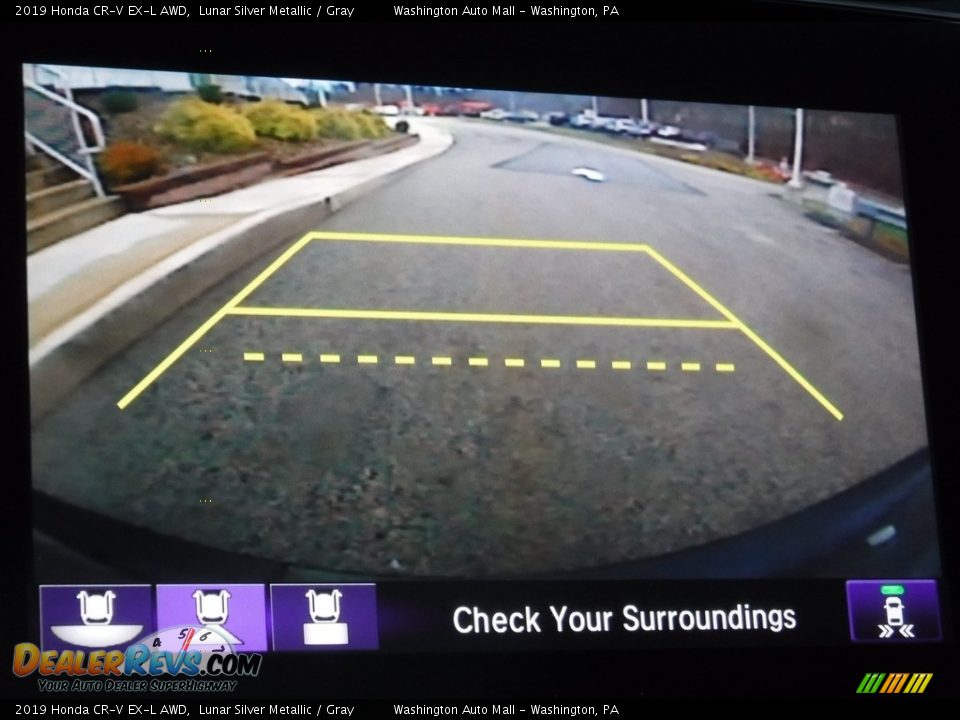 2019 Honda CR-V EX-L AWD Lunar Silver Metallic / Gray Photo #7