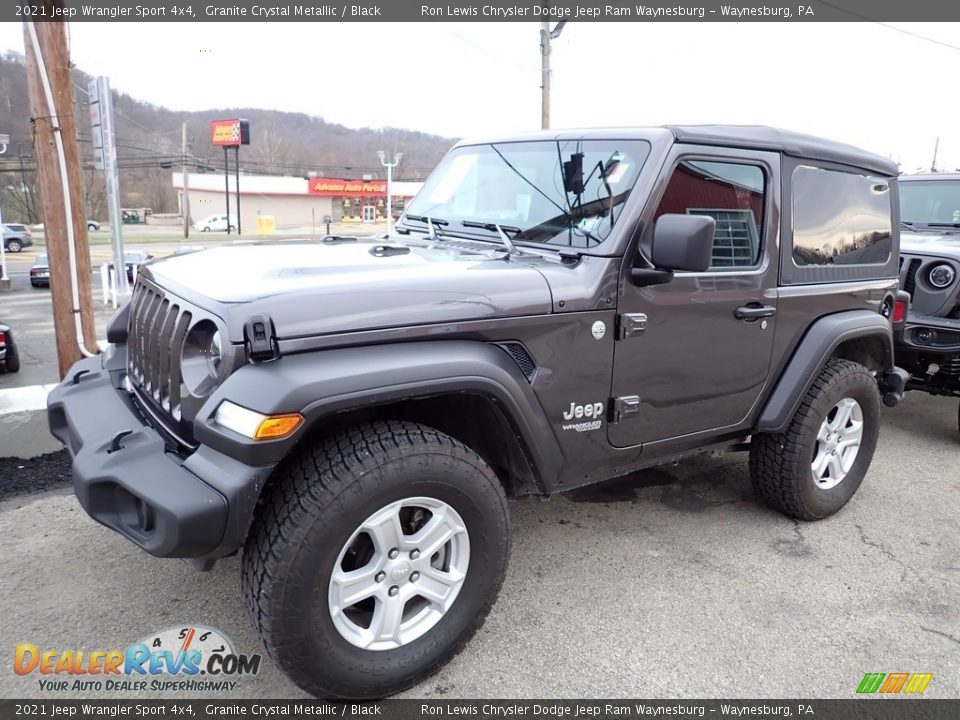 2021 Jeep Wrangler Sport 4x4 Granite Crystal Metallic / Black Photo #1