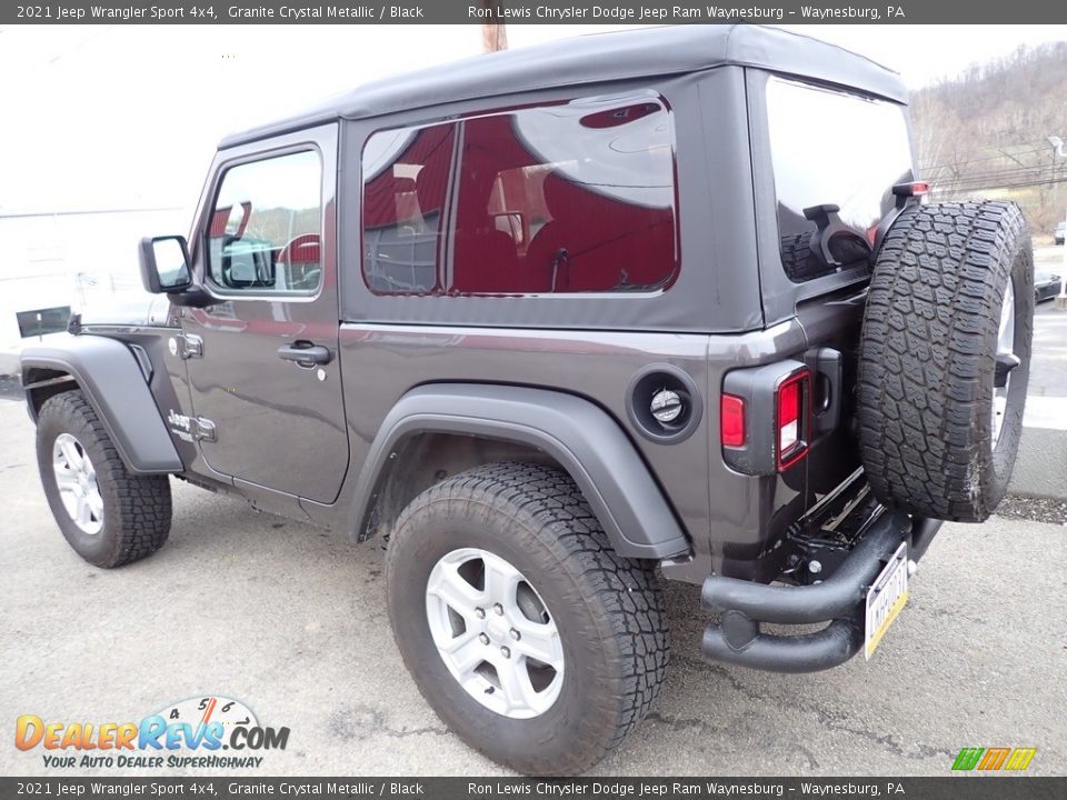 2021 Jeep Wrangler Sport 4x4 Granite Crystal Metallic / Black Photo #2