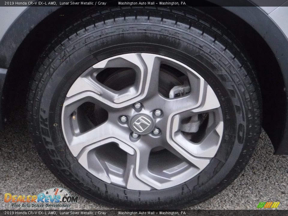 2019 Honda CR-V EX-L AWD Lunar Silver Metallic / Gray Photo #10