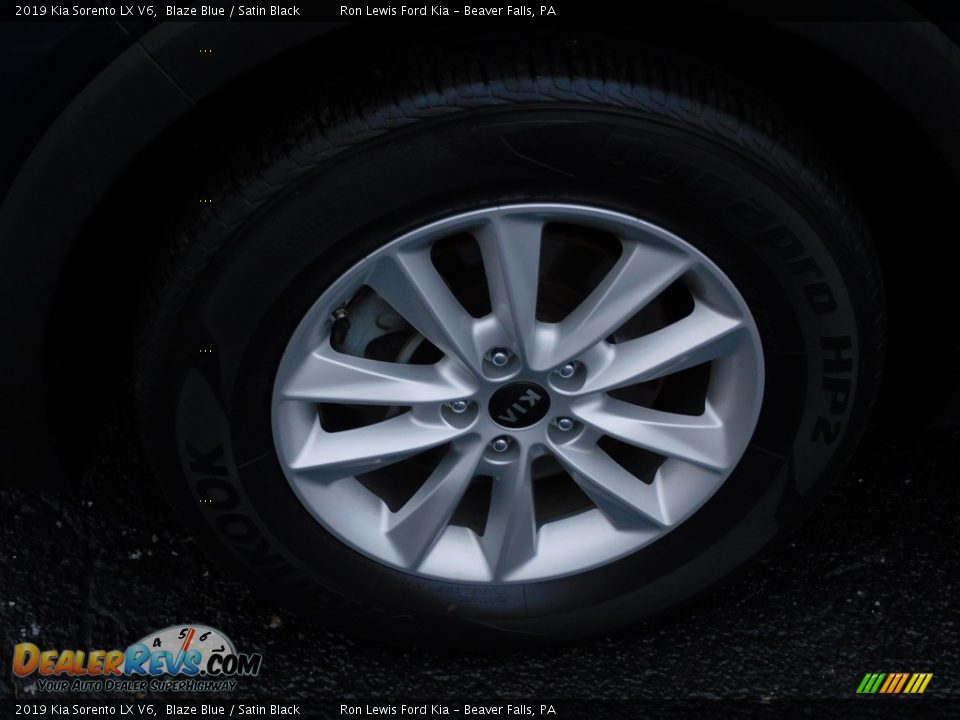 2019 Kia Sorento LX V6 Blaze Blue / Satin Black Photo #10