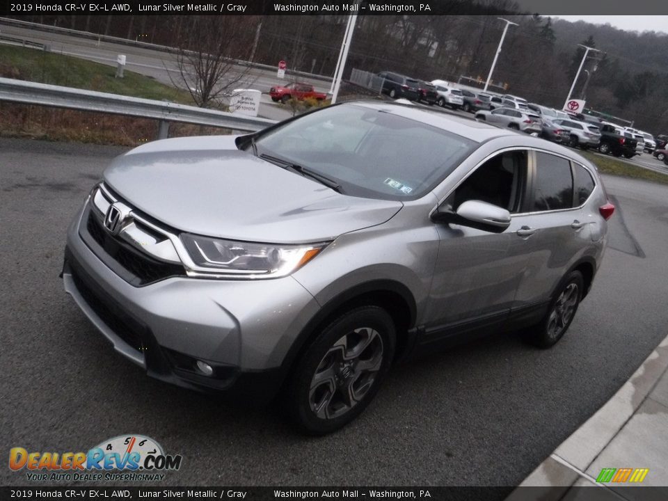 2019 Honda CR-V EX-L AWD Lunar Silver Metallic / Gray Photo #12