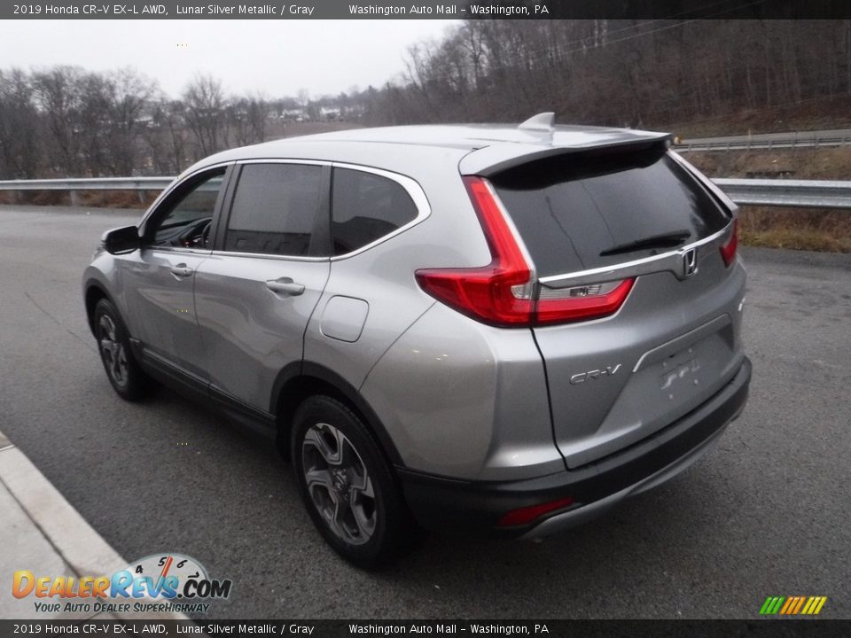 2019 Honda CR-V EX-L AWD Lunar Silver Metallic / Gray Photo #14