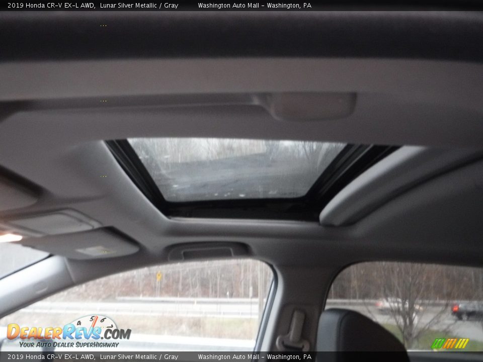 2019 Honda CR-V EX-L AWD Lunar Silver Metallic / Gray Photo #18