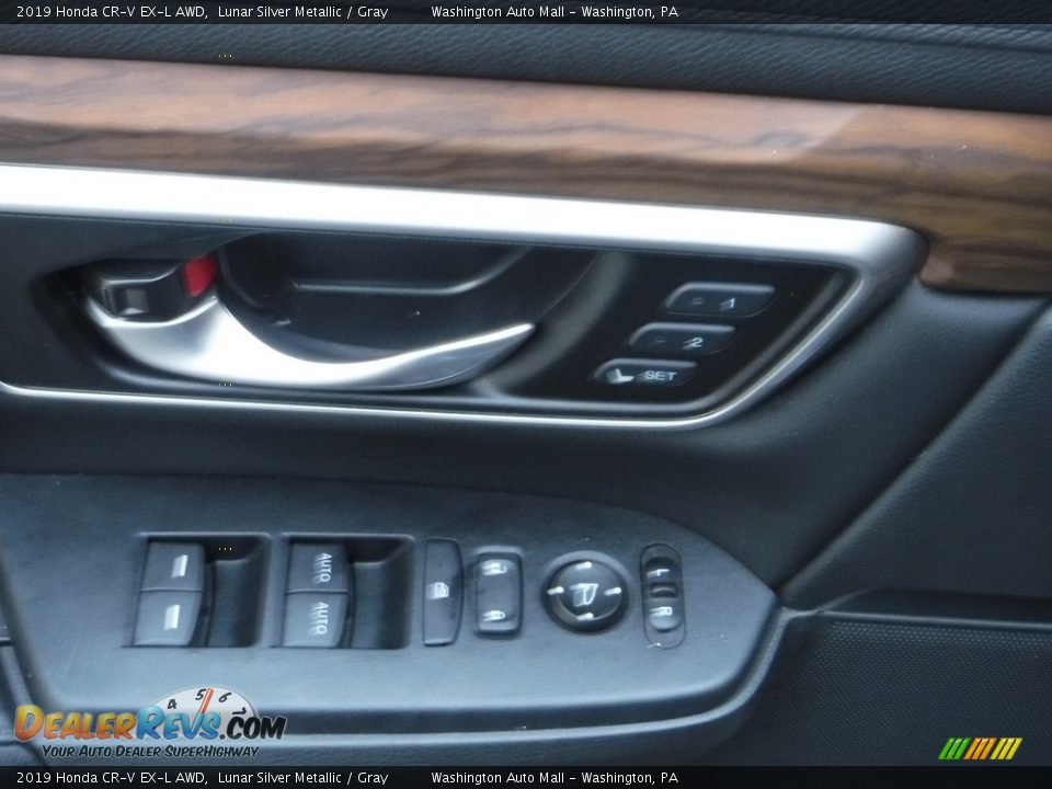 2019 Honda CR-V EX-L AWD Lunar Silver Metallic / Gray Photo #22