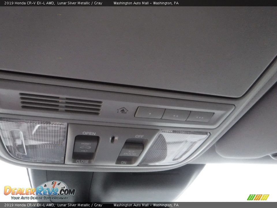 2019 Honda CR-V EX-L AWD Lunar Silver Metallic / Gray Photo #24