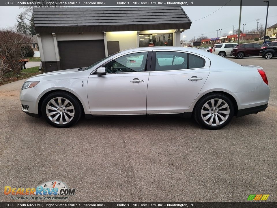 2014 Lincoln MKS FWD Ingot Silver Metallic / Charcoal Black Photo #1