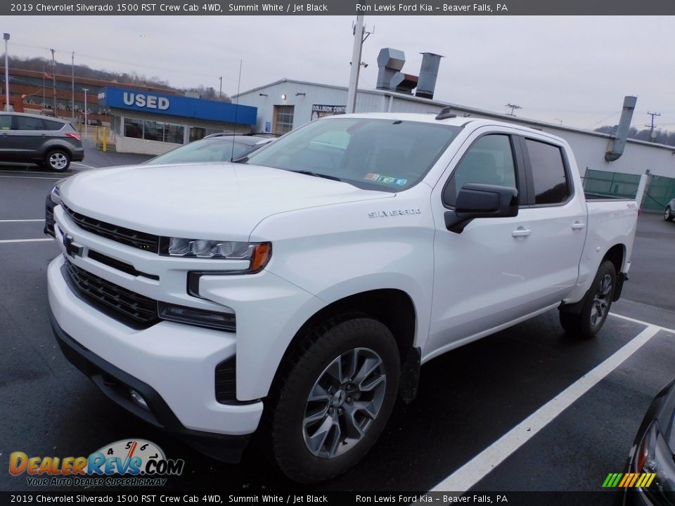 2019 Chevrolet Silverado 1500 RST Crew Cab 4WD Summit White / Jet Black Photo #4