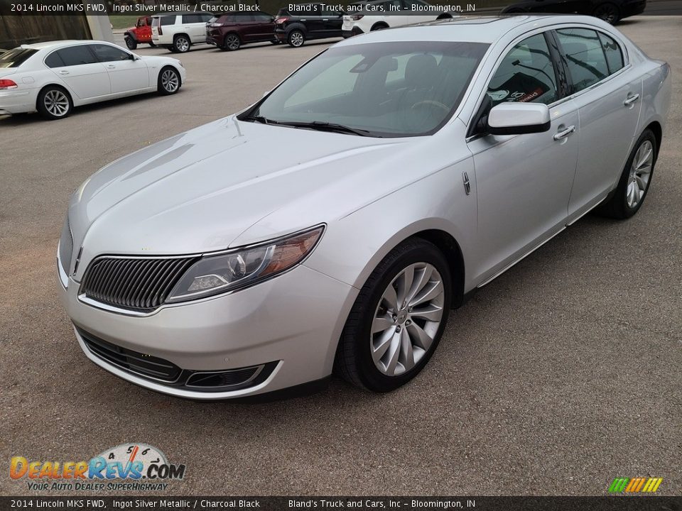 2014 Lincoln MKS FWD Ingot Silver Metallic / Charcoal Black Photo #2