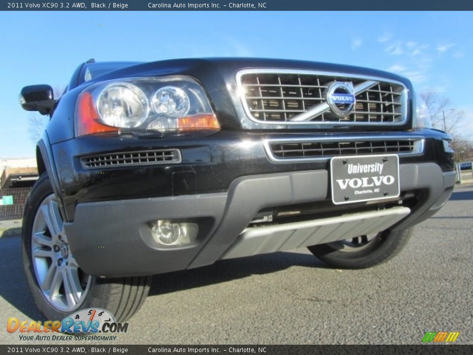 2011 Volvo XC90 3.2 AWD Black / Beige Photo #2