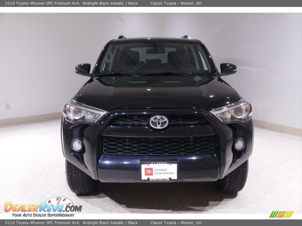 2019 Toyota 4Runner SR5 Premium 4x4 Midnight Black metallic / Black Photo #2
