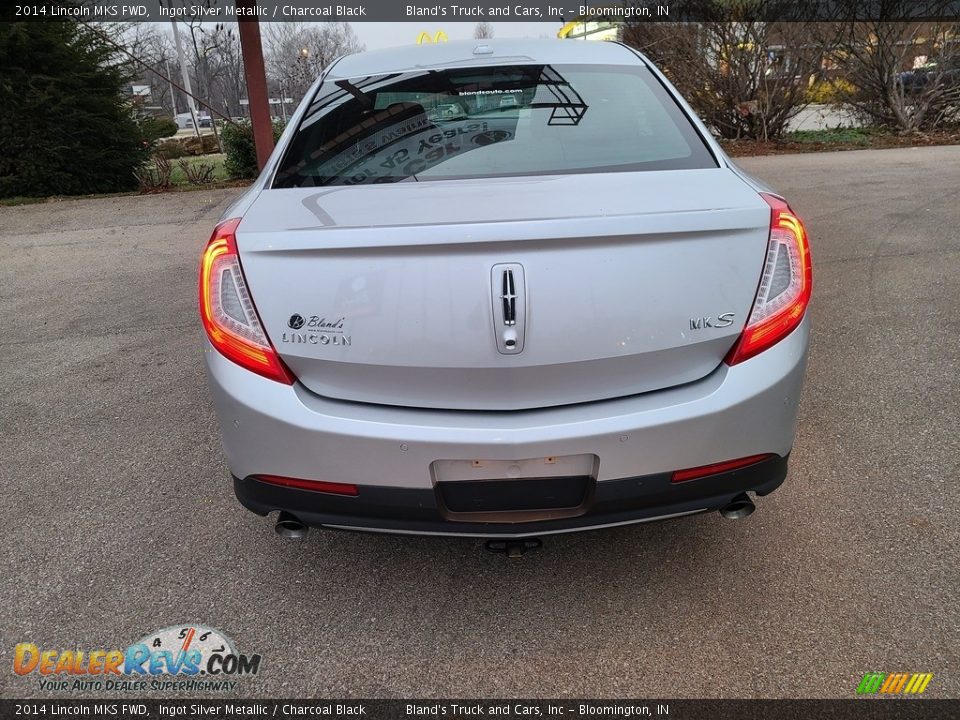 2014 Lincoln MKS FWD Ingot Silver Metallic / Charcoal Black Photo #6