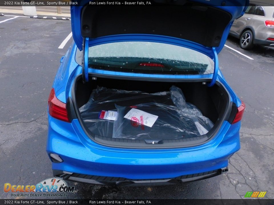 2022 Kia Forte GT-Line Sporty Blue / Black Photo #4