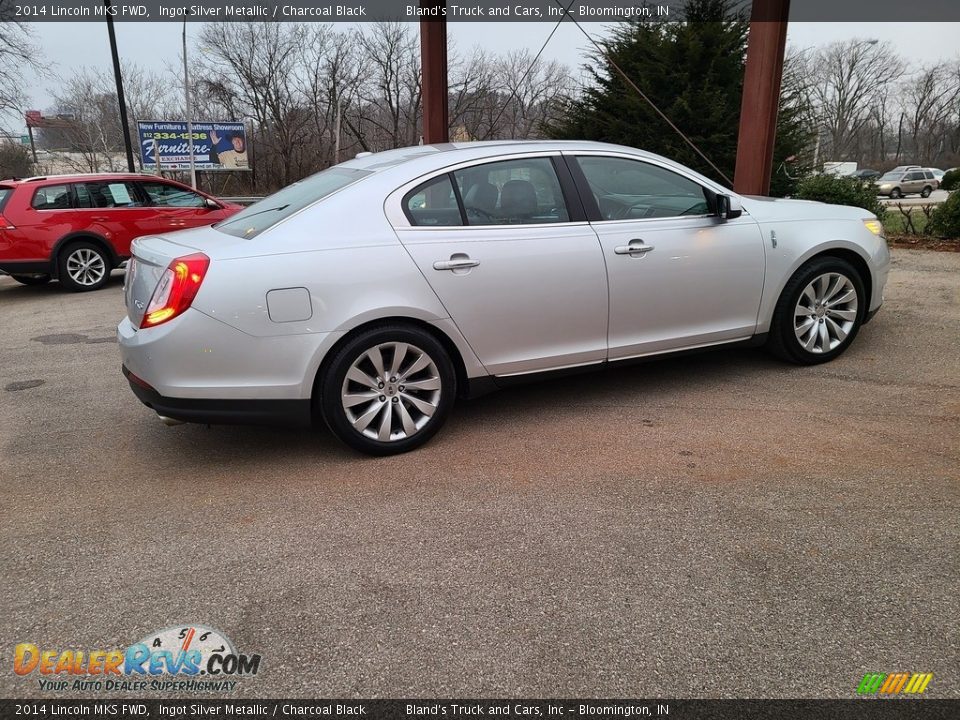 2014 Lincoln MKS FWD Ingot Silver Metallic / Charcoal Black Photo #7